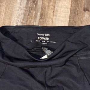 Sweaty Betty POWER Black High-Rise Workout Leggings size 8 (medium)